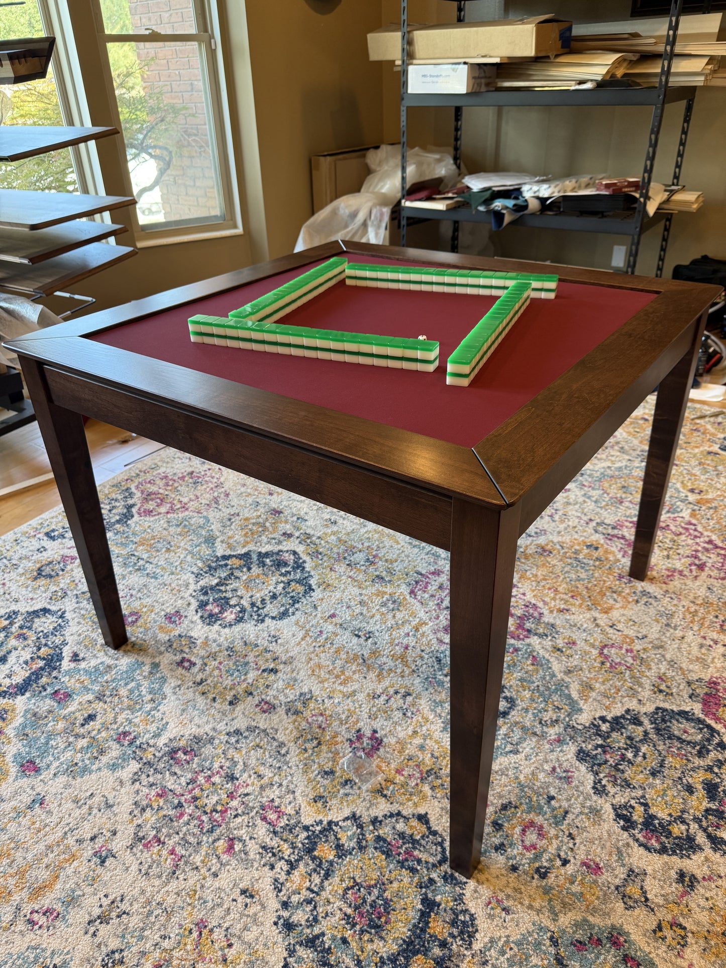 Square Mah Jongg Game Table