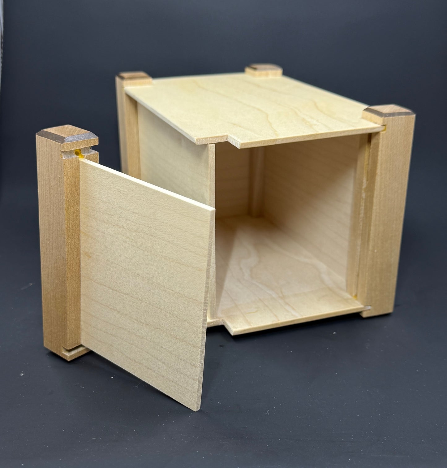 Handcrafted Wooden Puzzle Keepsake Box