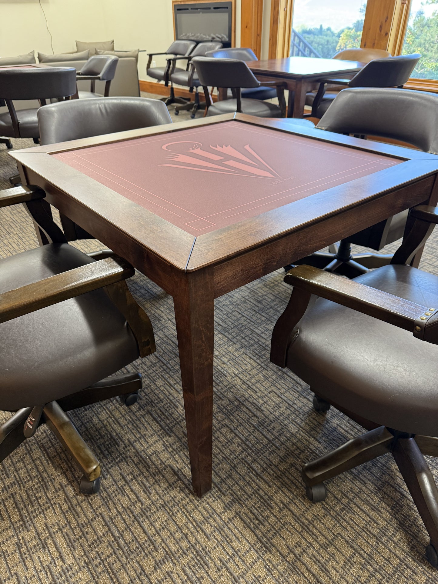 Square Mah Jongg Game Table